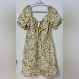 Linen Blend Dress